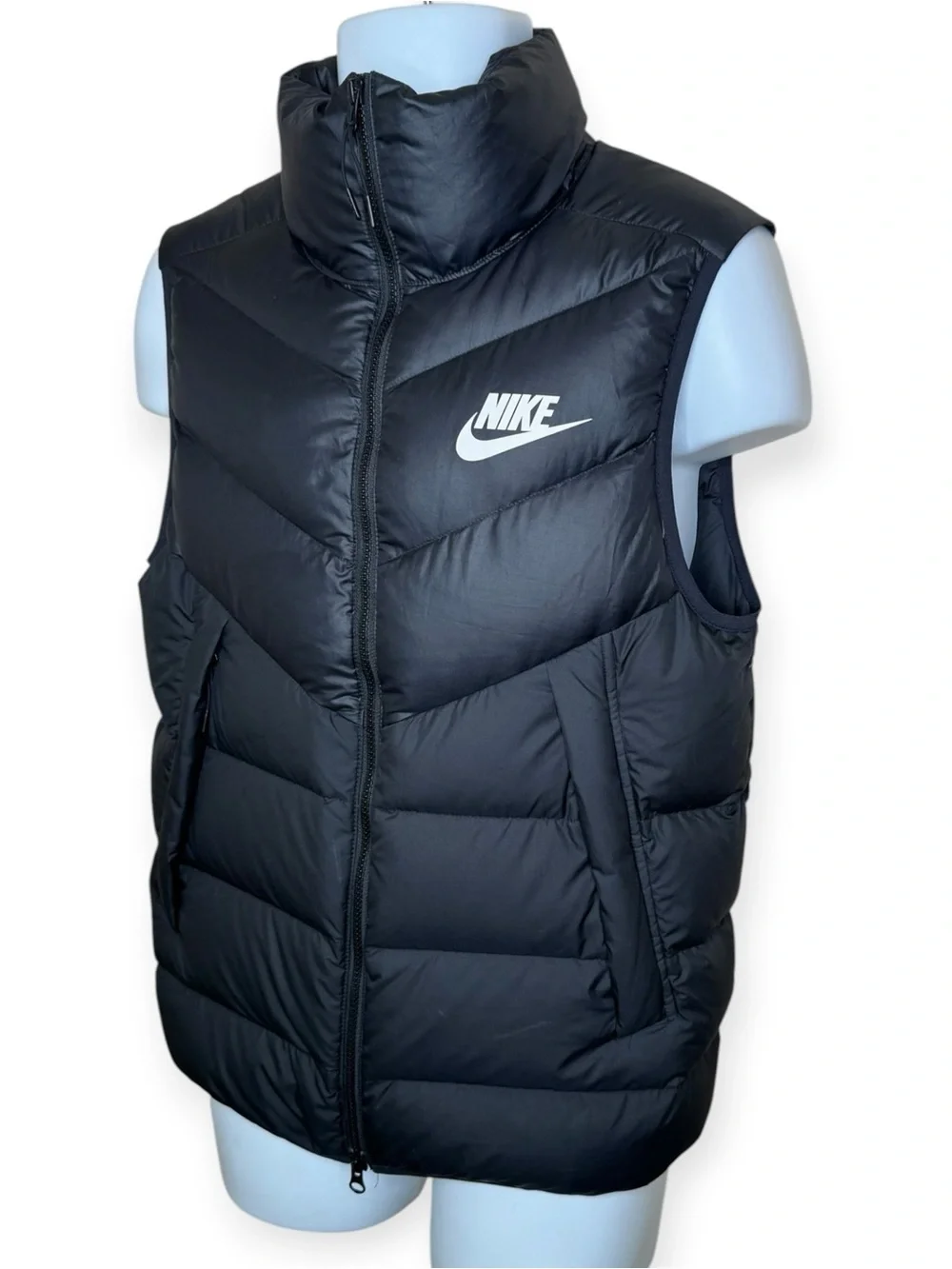 Nike Men’s Down Fill Puffer Vest S Black Insulated 928859